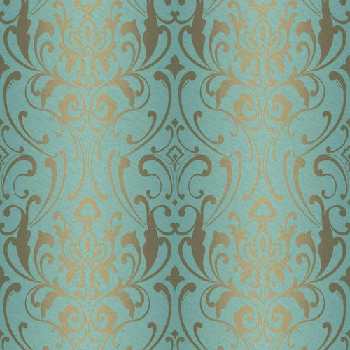 dark teal damask background