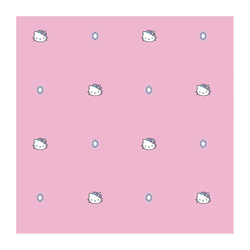 York Wallcoverings BT2771 Hello Kitty Crown Jewel Wallpaper, Bright  White/Black Onyby/Cotton Candy Pink Blue Jay Blue : : DIY & Tools