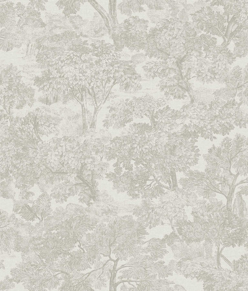 Chesapeake by Brewster 3112-002722 Sage Hill Blyth Grey Toile