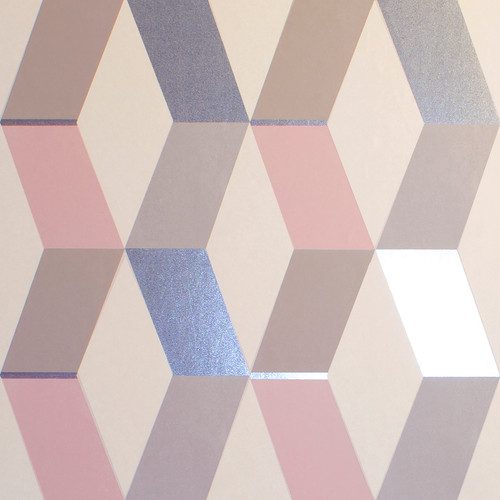 Advantage Adaline Off-White Geometric Wallpaper