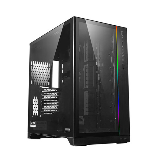 Lian Li Case PC-O11 Dynamic XL ROG Certified E-TAX Black Case, T/G Window, No PSU