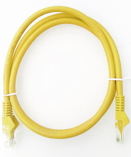 AKY CAT6A GIGABIT NETWORK PATCH LEAD 5M YELLOW