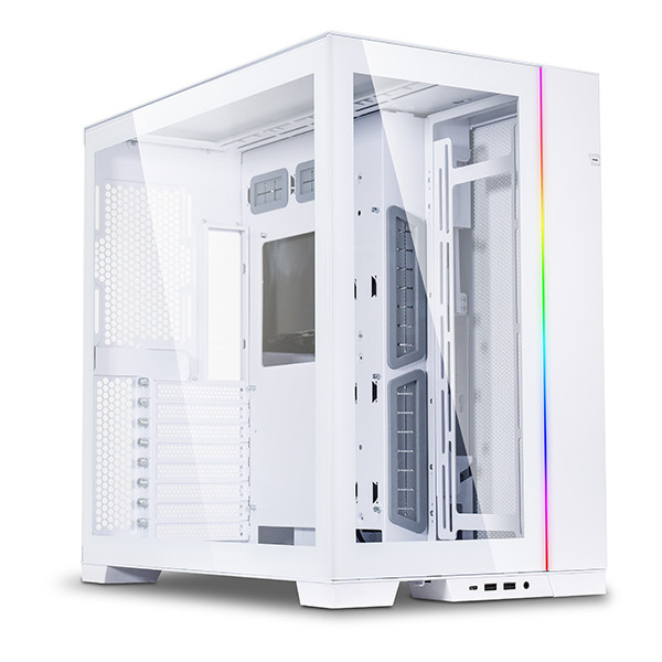 Lian Li Case PC-O11DEW Dynamic EVO White Case DER8AUER Tempered Glass Window no PSU