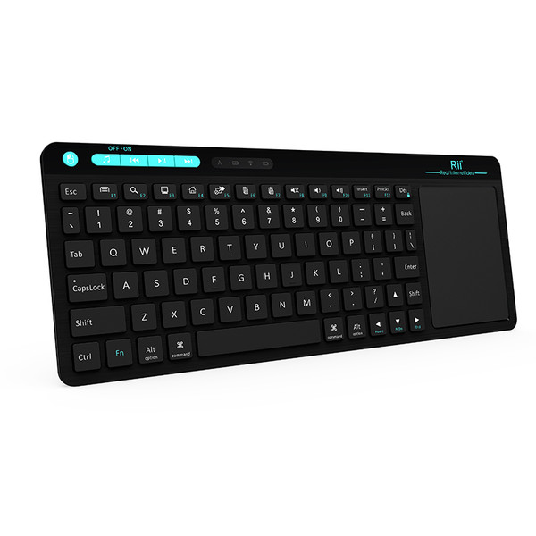 Rii K18 wireless KEYBOARD 2.4G w/mouse trackpad, rechargeable