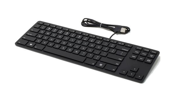 Matias Black Wired Aluminium Tenkeyless Keyboard for PC, Backlit