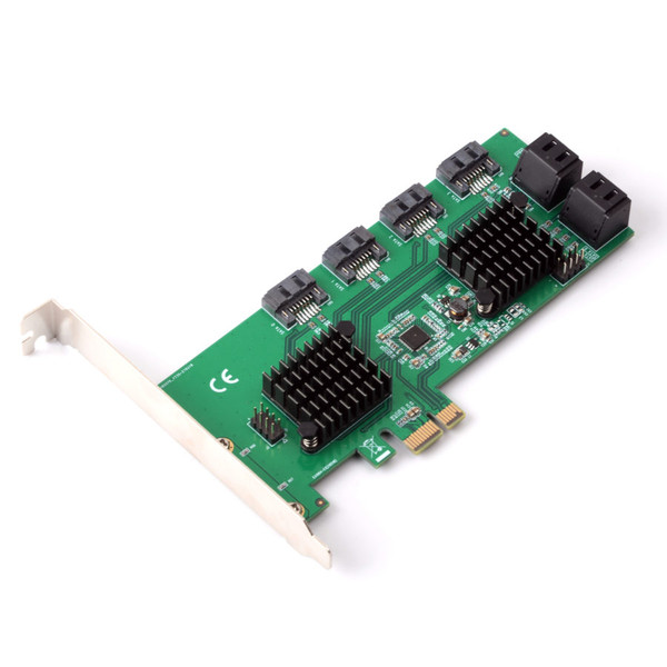 Speed Dragon PCI-E SATA 6G 8ports CARD,Asmedia ASM1182E+2*ASM1064