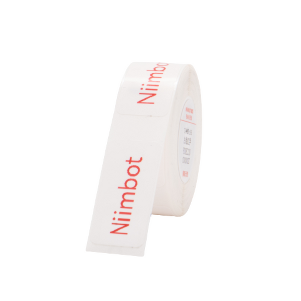 Niimbot Thermal Label Sticker For D11/D110 14x30mm 195pcs - White / Red Text