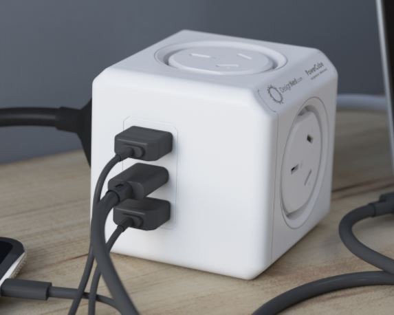 Allocacoc cube multiprise PowerCube Extended USB, 1.5 m 