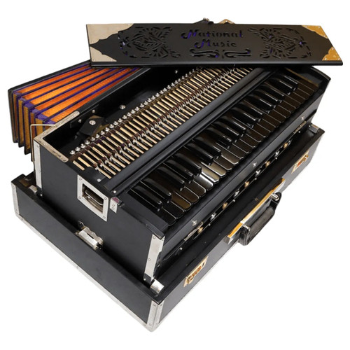 Special Edition Matte Black 2 Line Portable Harmonium Special Edition Matte Black 2 Line Portable Harmonium