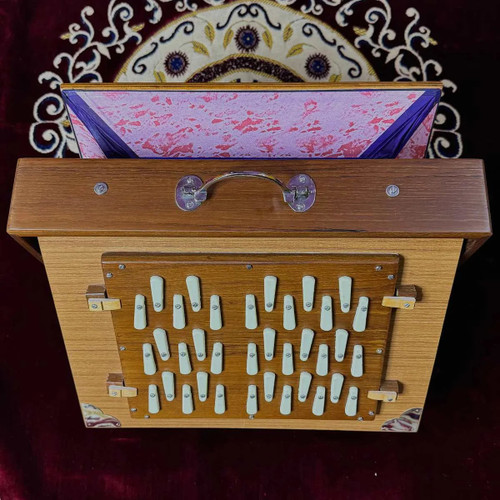 NMShrutiBoxSL3_3OctaveC3toC6_TeakWood NMShrutiBoxSL3_3OctaveC3toC6_TeakWood