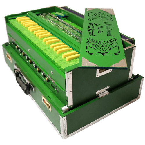Special Edition Matte Green 2 Line Portable Harmonium