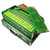 cover opened Matte Green 2 Line Portable Harmonium visible levers cover opened Matte Green 2 Line Portable Harmonium visible levers