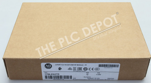  NEW 2020 SURPLUS Sealed Allen Bradley 1756-EN2TR Ser /C FW 11.002 ControlLogix Ethernet Bridge