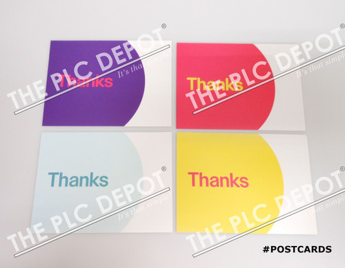 eBay Branded Lot of (20) Thank You Postcards 5.5" x 4” Multi Color 5 of each New #3