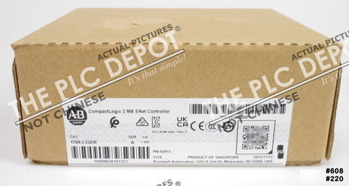 2025 FACTORY SEALED Allen-Bradley 1769-L33ER *REAL US SELLER* NOT CHINA #QTY