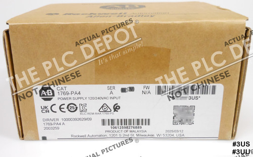 2025 SEALED Allen Bradley 1769-PA4 /A CompactLogix DC Power Supply #QTY