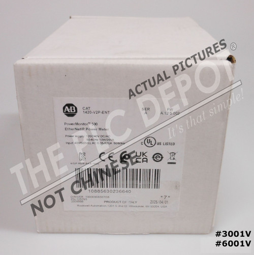 2025 NEW Allen Bradley 1420-V2P-ENT PowerMonitor 500 600VAC Power Meter #QTY
