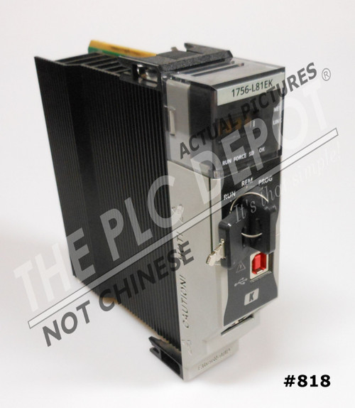 *TESTED* Allen Bradley 1756-L81EK /B [Real US Seller Not China! ] #818