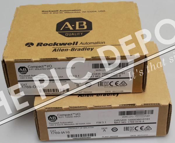 *LOT OF 2* SEALED Allen Bradley 1769-PB2 & 1769-PB4 COMPACTLOGIX POWER SUPPLY