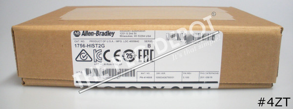 2019 Sealed Allen Bradley 1756-HIST2G /B ControlLogix FactoryTalk Historian ME Module 2GB #4ZT