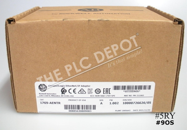 2021 SEALED Allen-Bradley 1769-AENTR Compact I/O EtherNet/IP Module #9OS