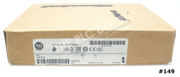 2021 SEALED Allen Bradley 1756-IF16 F/W 1.5 16 Current/Voltage Analog Input 1F16 #149