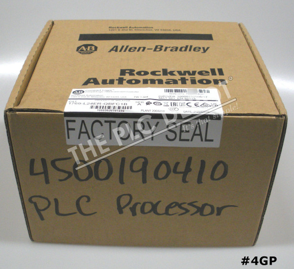 2022 FACTORY SEALED Allen Bradley 1769-L24ER-QBFC1B CompactLogix Processor CPU #4GP