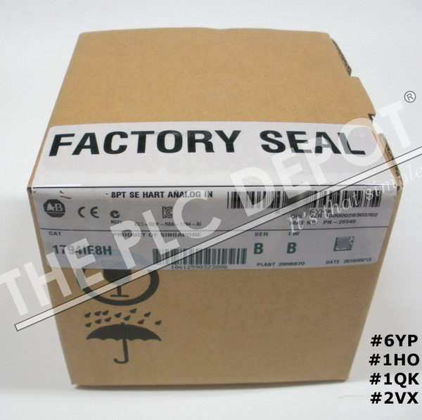 NEW SEALED Allen Bradley 1794-IE8H Series B Flex I/O HART Analog Input Module QTY