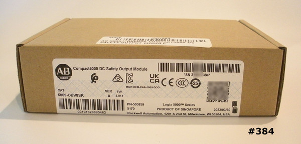 2023 NEW SURPLUS SEALED ALLEN BRADLEY 5069-OBV8SK Compact 8Ch Safety Output #384