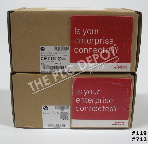 2022-2023 Sealed Allen Bradley 1766-L32AWA /C MicroLogix 1400 PLC 110/240V #QTY