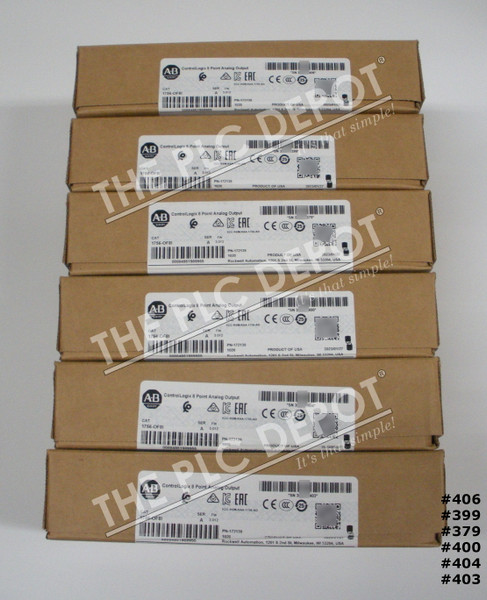 2023 SEALED Allen Bradley 1756-OF8I ControlLogix Analog Output Module 8 Isltd Pts #QTY