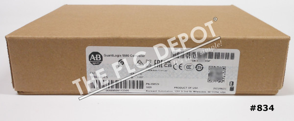 2023 *NEW SEALED* Allen Bradley 1756-L83ES /B GuardLogix5580 Safety CPU #834