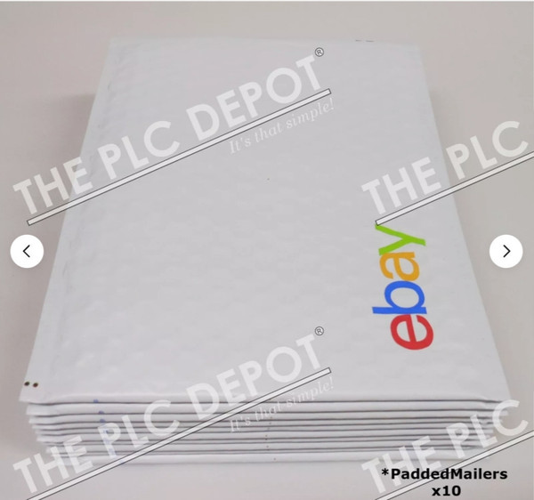 Padded Mailer Lot of 10 Bubble Bag 6.5” x 9.25” eBay Branded Color Logo Sealable #1