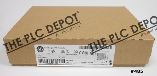 2025 *AUTHENTIC GENUINE* SEALED! Allen Bradley 1756-L81es /B GuardLogix #485
