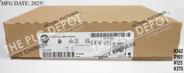 2025 SEALED Allen Bradley 1756-L81E /B ControlLogix "GENUINE - NOT CHINESE" #QTY