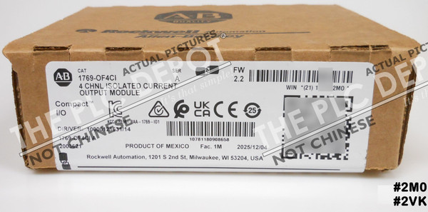 2025 Sealed Allen Bradley 1769-OF4CI 0F4C1 Compact I/O Output "REAL US SELLER NOT CHINA" #QTY