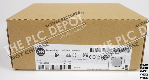 2026 SEALED Allen-Bradley 1769-L30ER CompactLogix 1MB Controller #QTY
