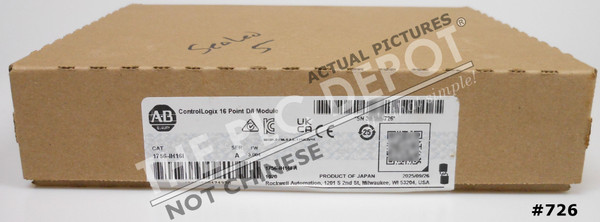 2025 SEALED Allen Bradley 1756-IH16I ControlLogix 16PT D/I #726