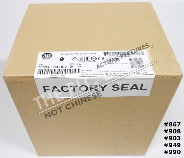 SEALED ALLEN BRADLEY 5069-L306ERS2 GuardLogix [REAL US SELLER] #QTY