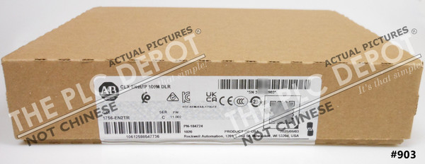 2025 Sealed Allen Bradley 1756-EN2TR Ser /C FW 11.002 ControlLogix Ethernet Bridge #903
