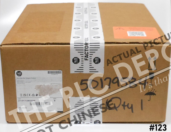 2025 FACTORY SEALED Allen Bradley 2711P-T12W22D9P /B PANELVIEW PLUS 7 12" TOUCH #123