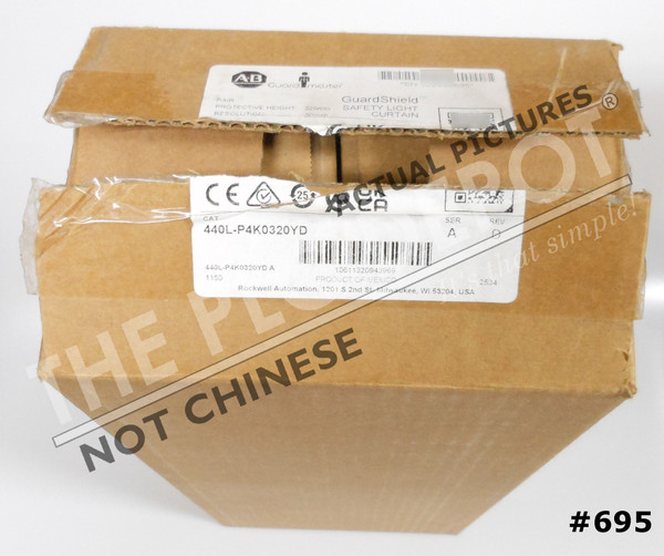 2025 OPEN/SEALED ALLEN BRADLEY 440L-P4K0320YD GuardShield Safety Light Curtain #695