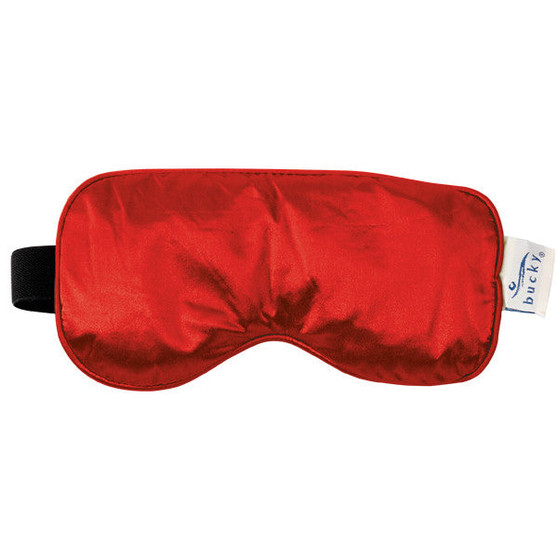 Get the soothing benefits of spa therapy whenever you need it with Bucky's Spa Eye Mask, ideal for relieving tired puffy eyes, sinus pain, headaches, and hot flashes. The 100% satin polyester material is luxuriously soft and comfortably rests on the face using the elastic Velcro band that can be loosened or tightened as needed. The eye shade available in gray or red and measures 9 by 4.5 inches.