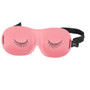 Ultralight Pink Eyelashes! 
This ultra-lightweight sleep mask will help you enjoy a more restful, pressure-free snooze while traveling or at home. Slightly smaller than our 40 Blinks Sleep Mask. It's a great option for those with a more petite face.