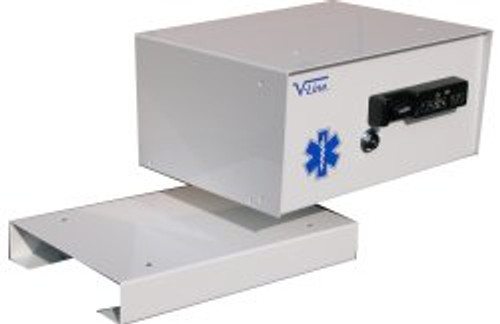 V-Line 6912-SE Narcotics Security Box with Audit Trail Capabilities Side View