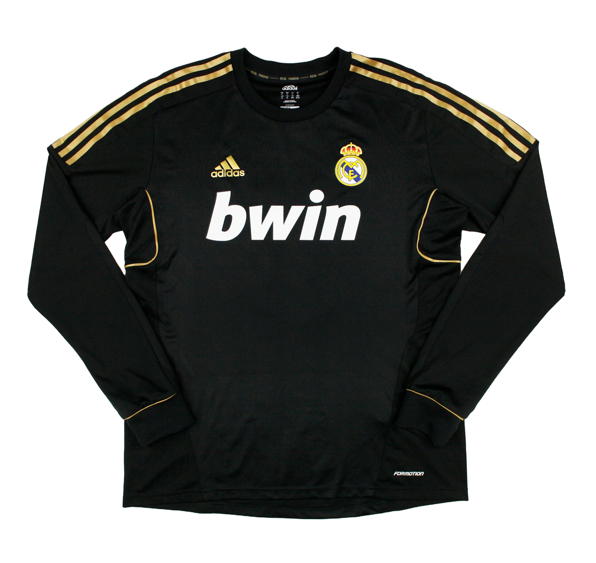 Real Madrid 11/12 Men's Away Retro Long Sleeve Shirt