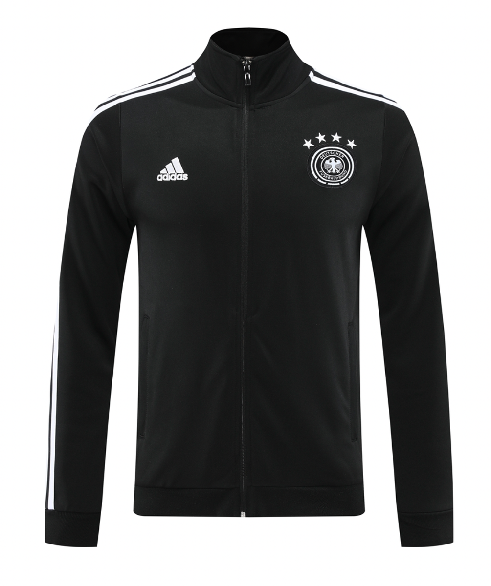 Germany 24/25 Men's Black Long Zip Jacket