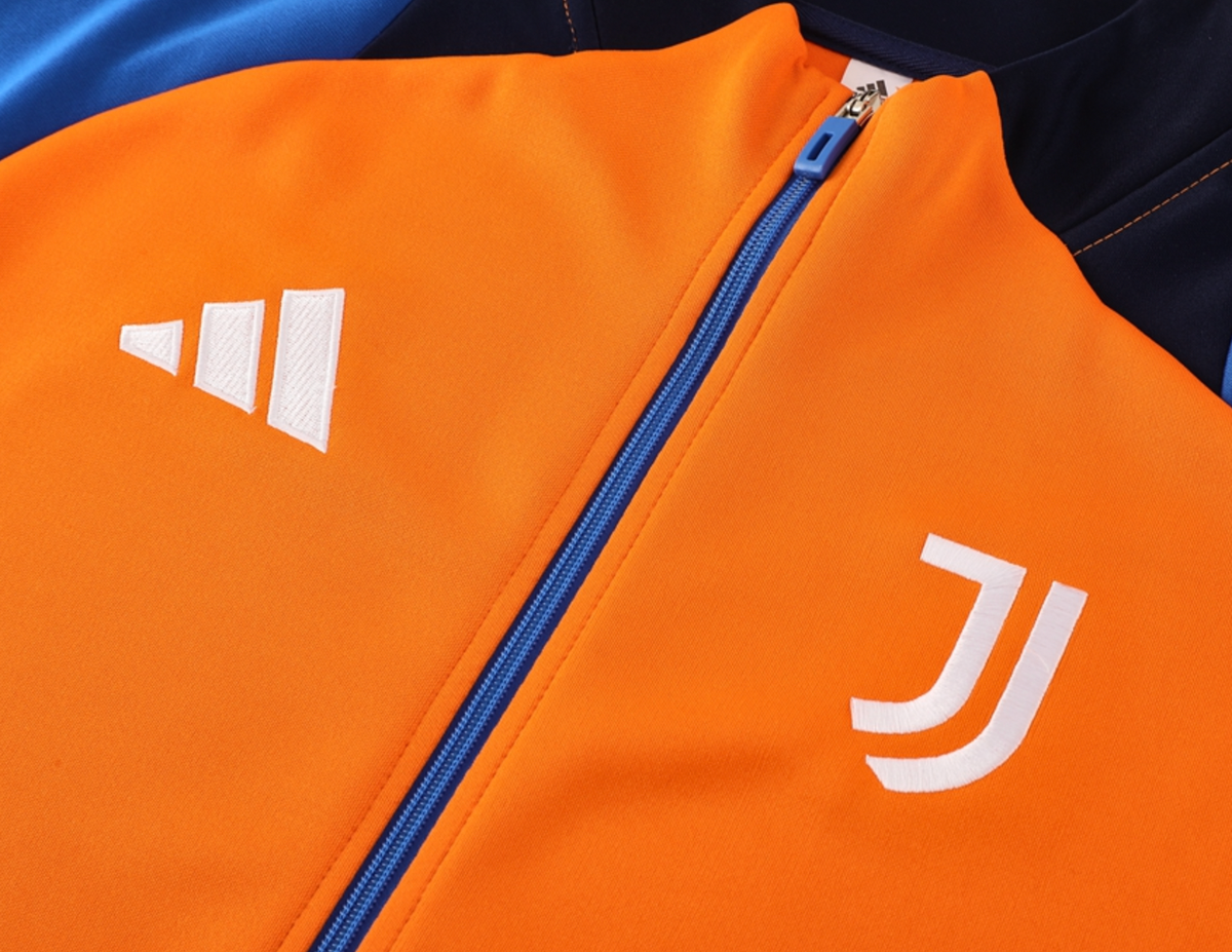 Juventus 24/25 Men's Orange Long Zip Jacket