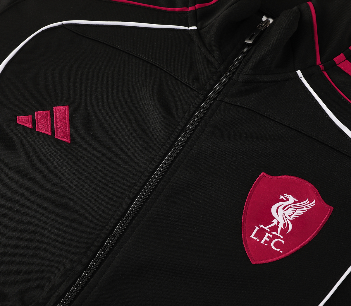 Liverpool 25/26 Men's Black Long Zip Jacket