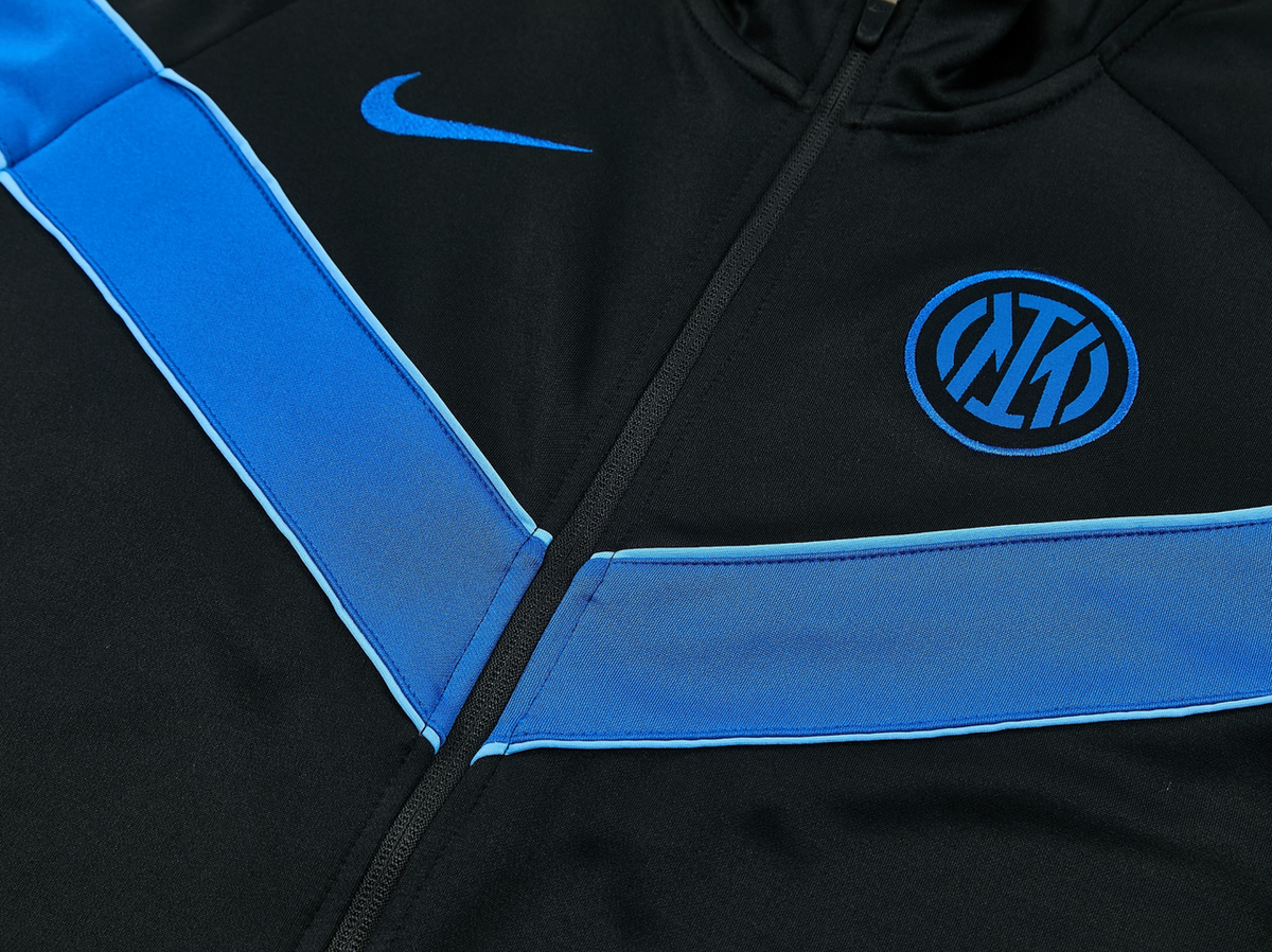 Inter Milan 26/27 Men's Black Long Zip Tracksuit